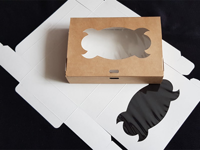 Коробка универсальная 15,5*11*3,5 см крафт