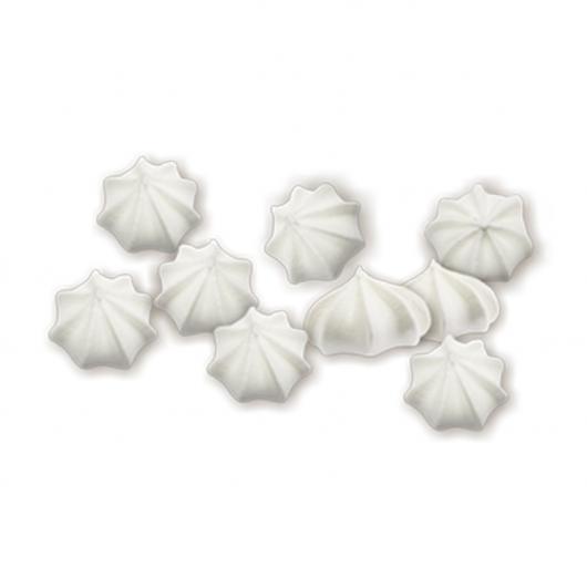 Безе (рифленое) белое 3 см 0,02 кг