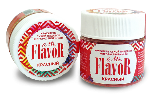 Краситель сухой жирорастворимый красный Mr.Flavor 