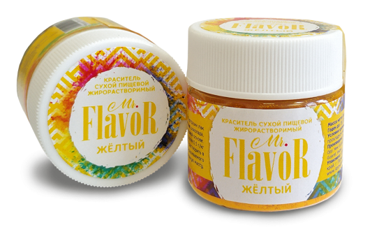 Краситель сухой жирорастворимый желтый Mr.Flavor 