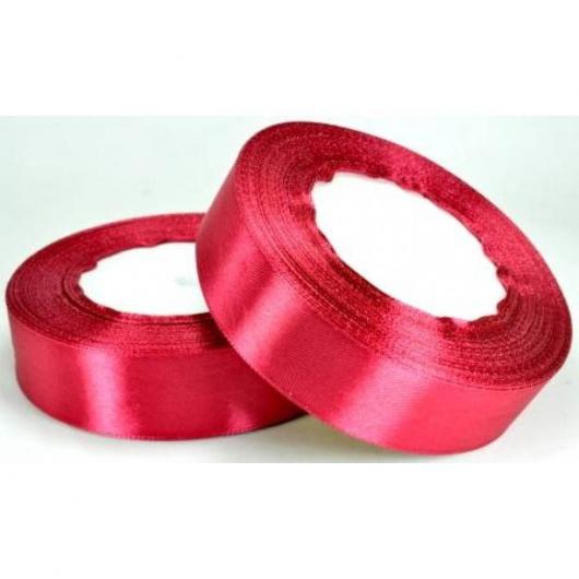 Лента атласная 1,2 см вишня 043