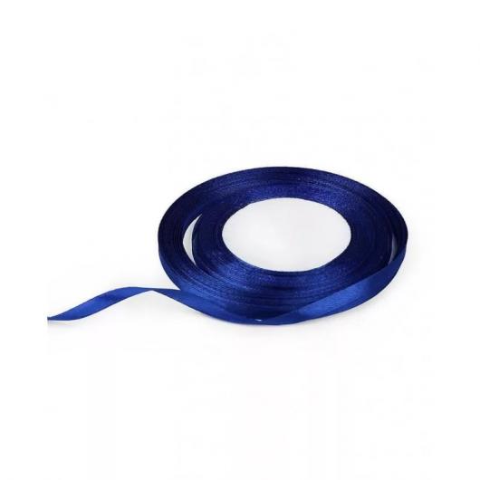Лента атласная 0,6 см синяя 40, 23м