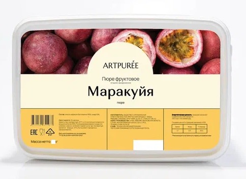 Пюре Artpuree маракуйя 0,25 кг замороженное