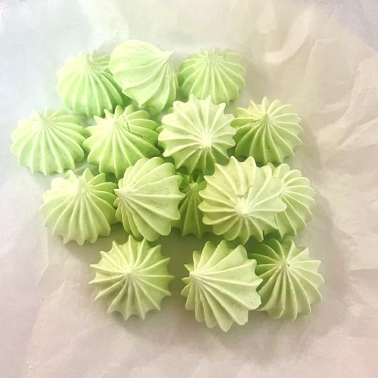 Безе (рифленное) зеленое 3см 0,04 кг