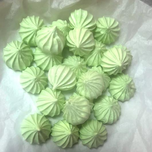 Безе (рифленное) зеленое 2см 0,04 кг